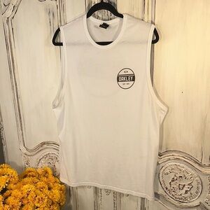 Men’s Oakley White Sleeveless High neck Tank Top